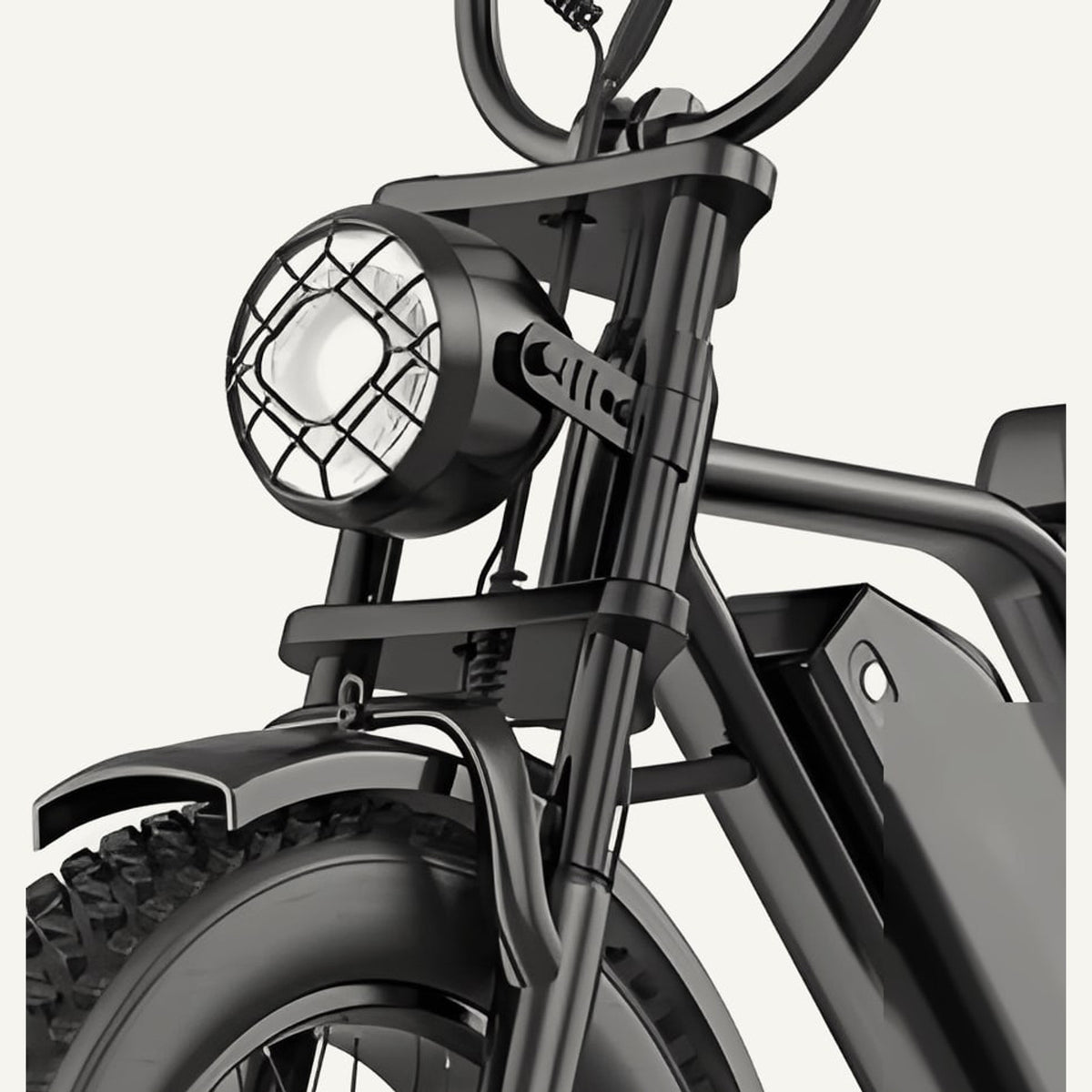 Phare LED et fourche suspendue du Volt