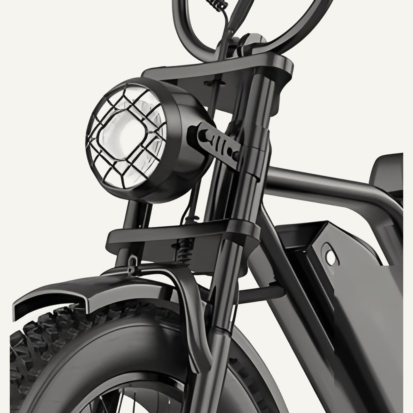 Phare LED et fourche suspendue du Volt